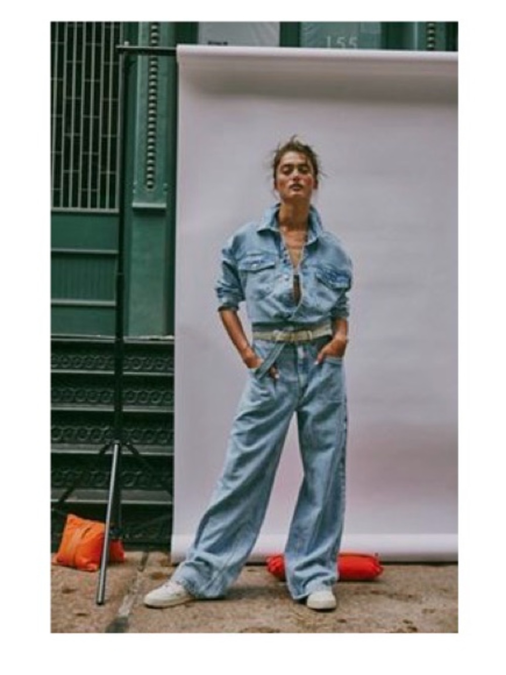 We The Free Touch The Sky Denim Jumpsuit